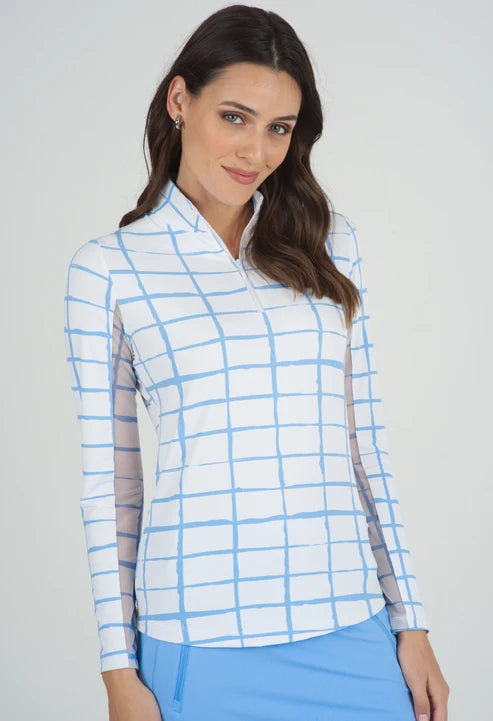 Ibkul Mock Neck Prints