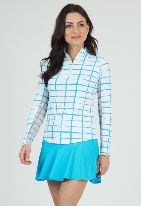 Ibkul Mock Neck Prints