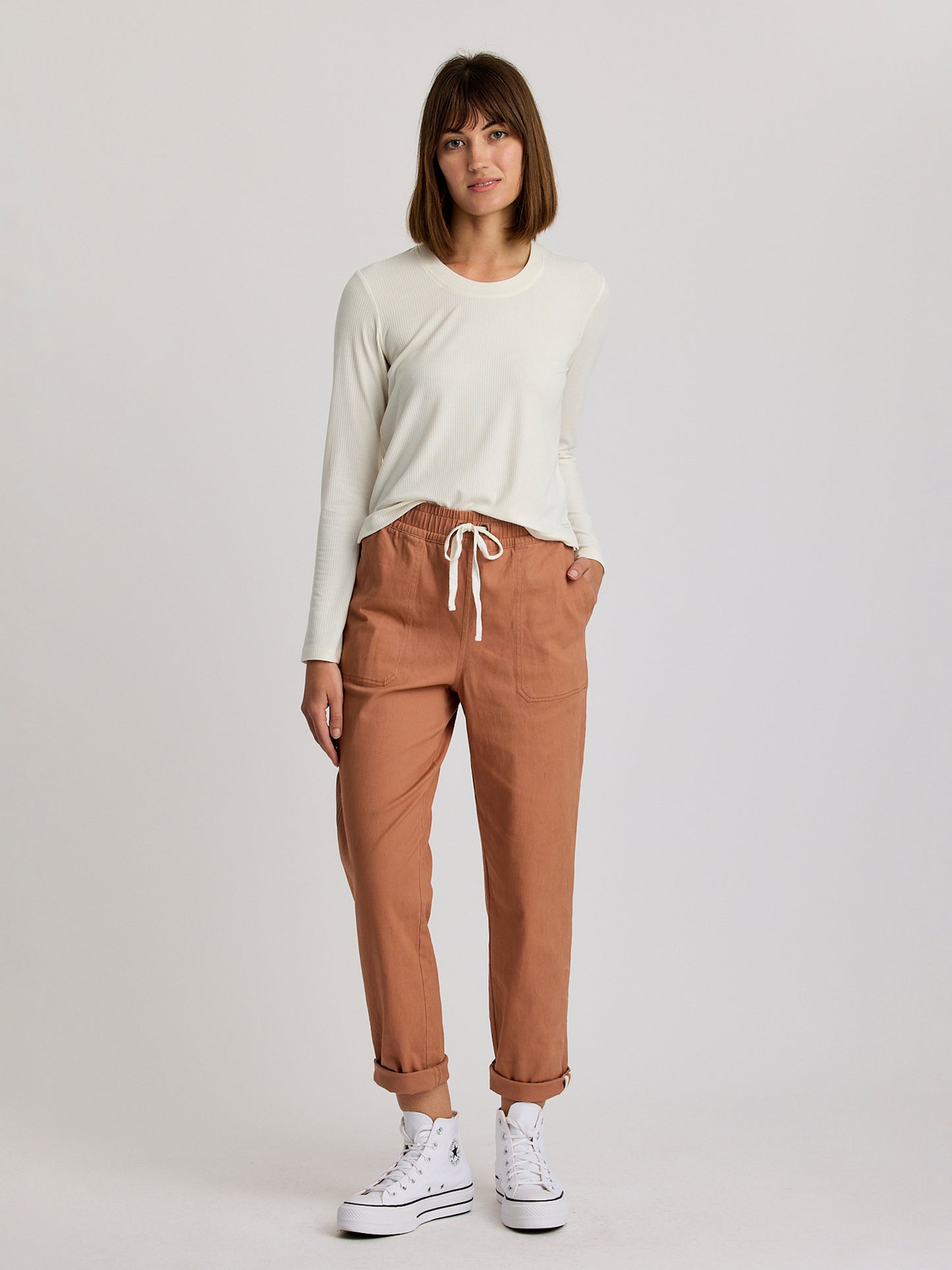 Women's Ribbed Bamboo Long Sleeve