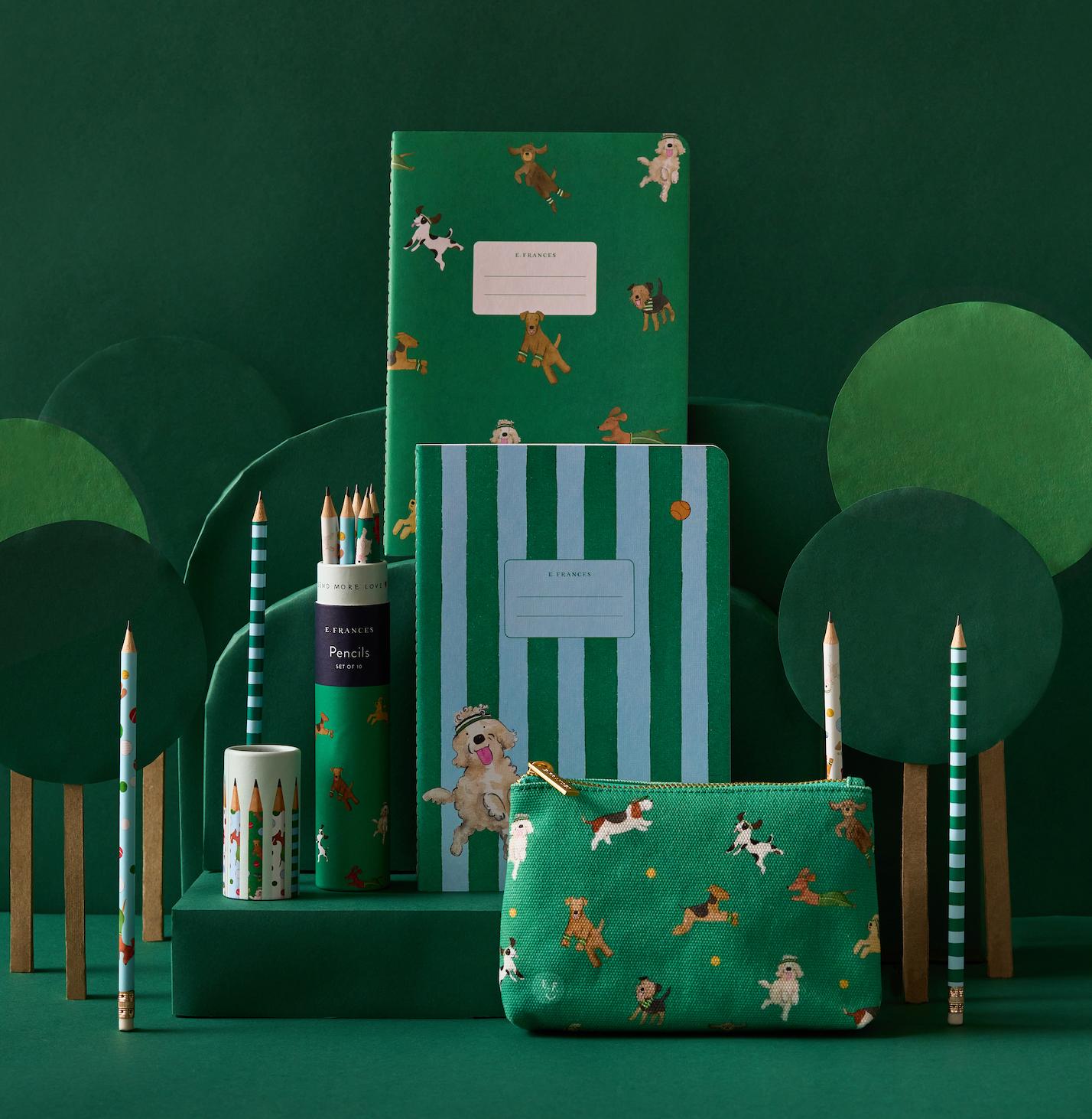 E. Frances Paper - Off Leash Set of Two Stitched Notebooks