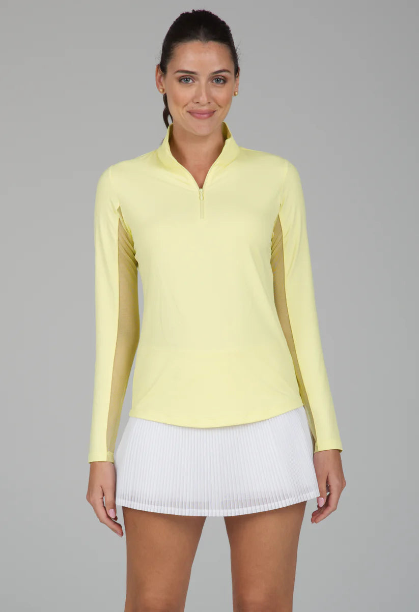 IBKUL Long Sleeve Mock Neck Top