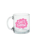 Talking Out Of Turn Clear Glass Mug