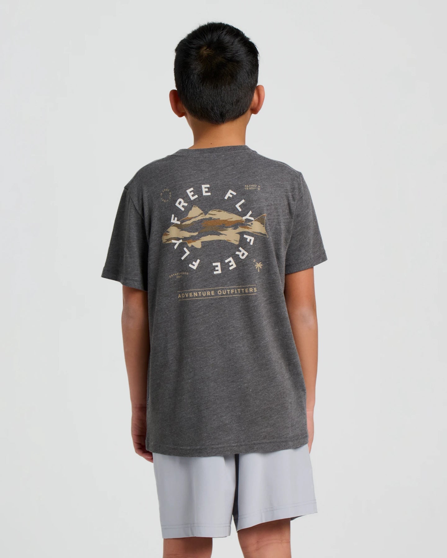 Youth Camo Redfish Tee