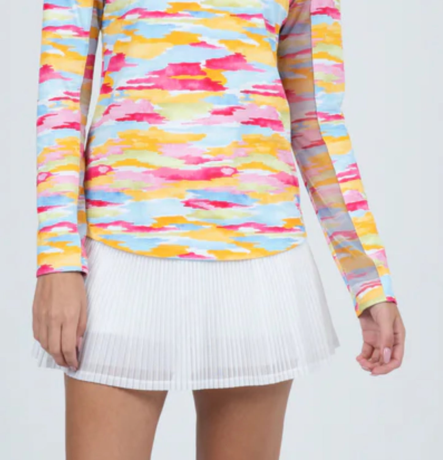 Ibkul Mock Neck Prints