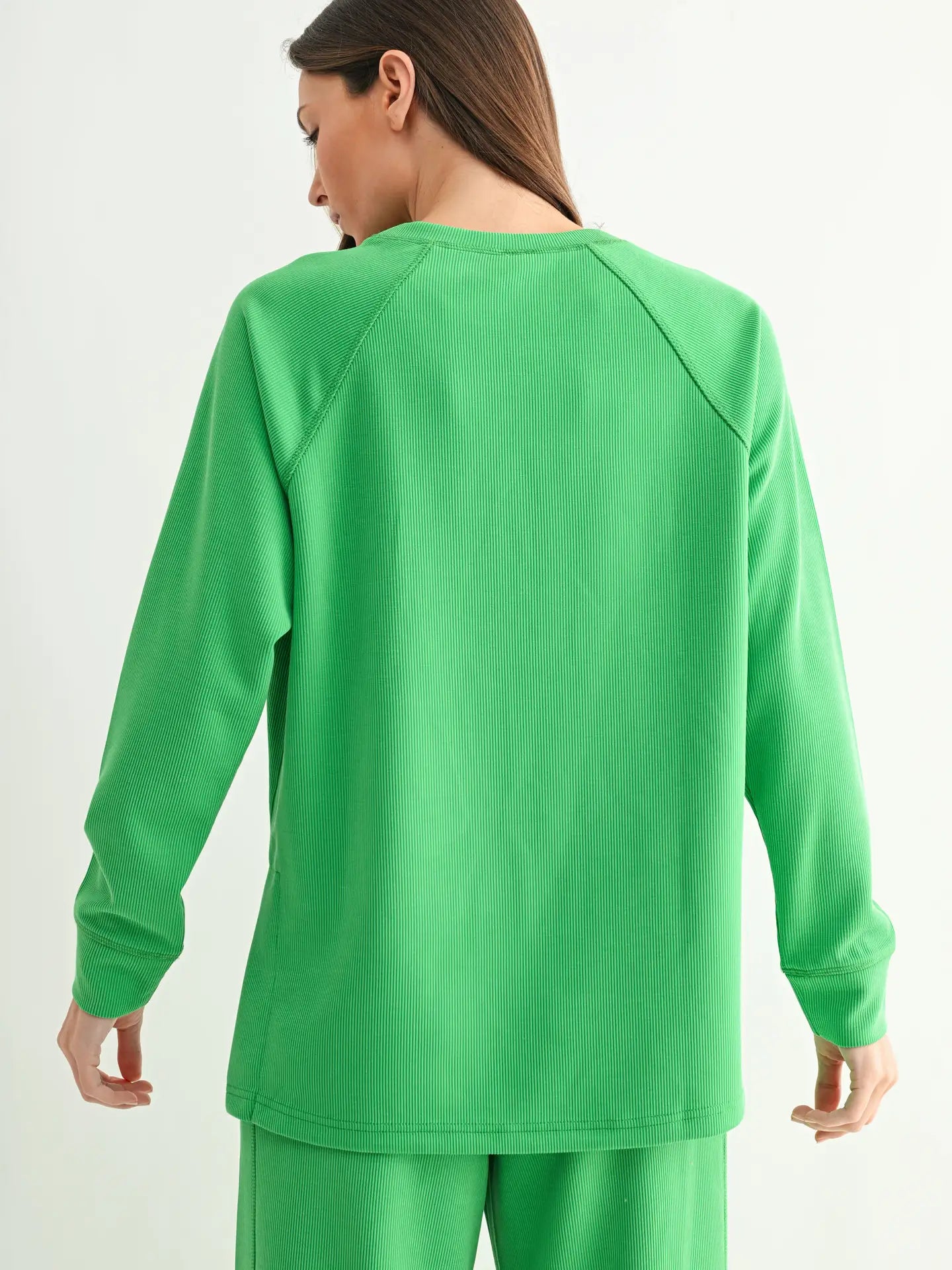 Mono B Comfy Ribbed Raglan Tee