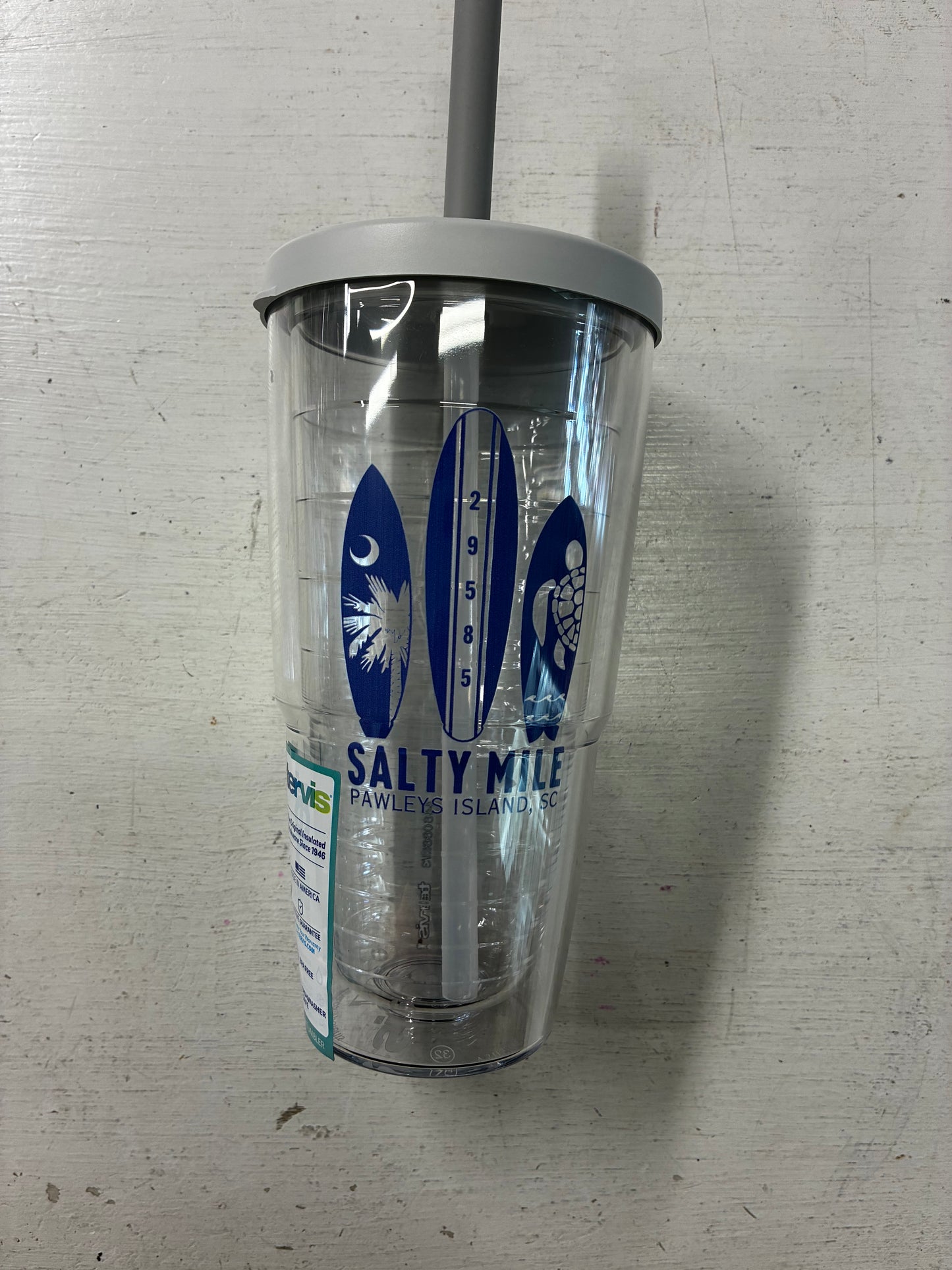 Salty Mile Tervis cup w/ Lid
