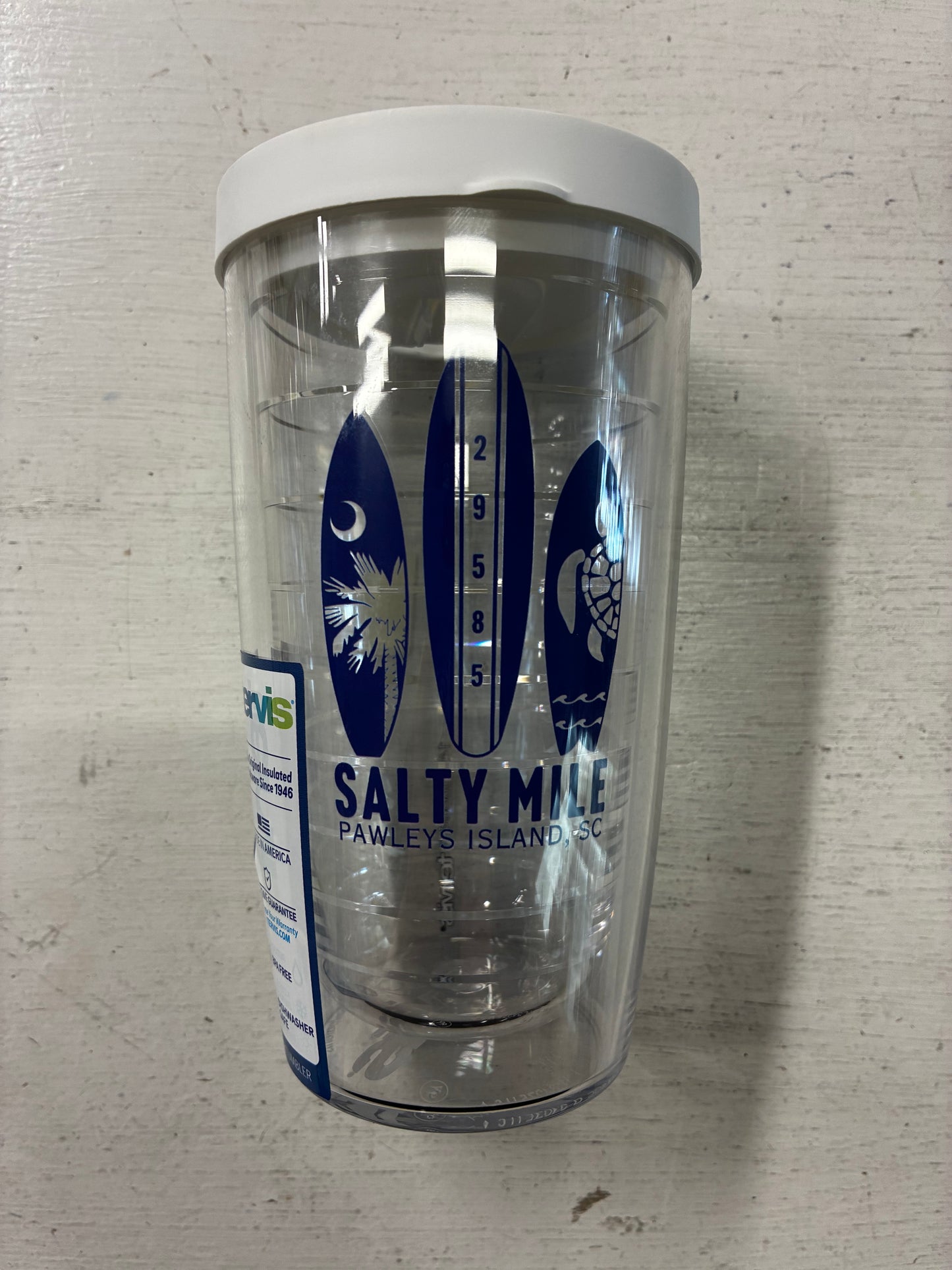 Salty Mile Tervis cup w/ Lid