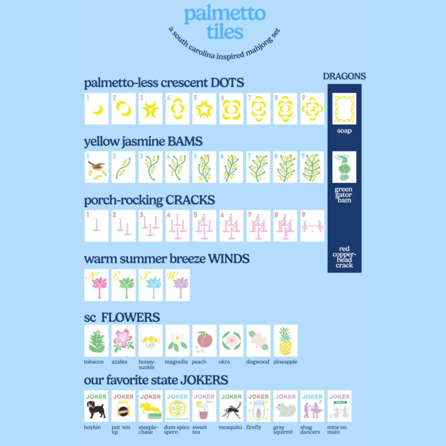 Middle & Main Mahjong Set