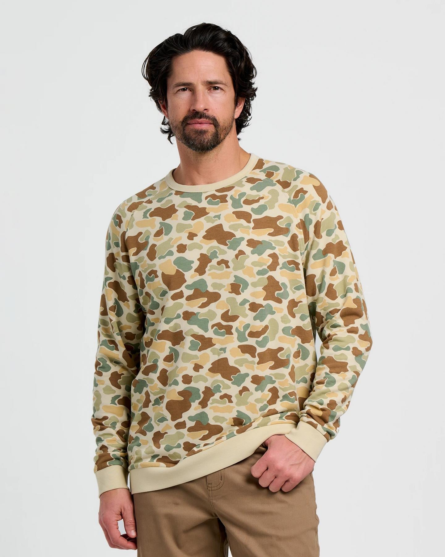 Men's Bamboo Lightweight Fleece Crew
