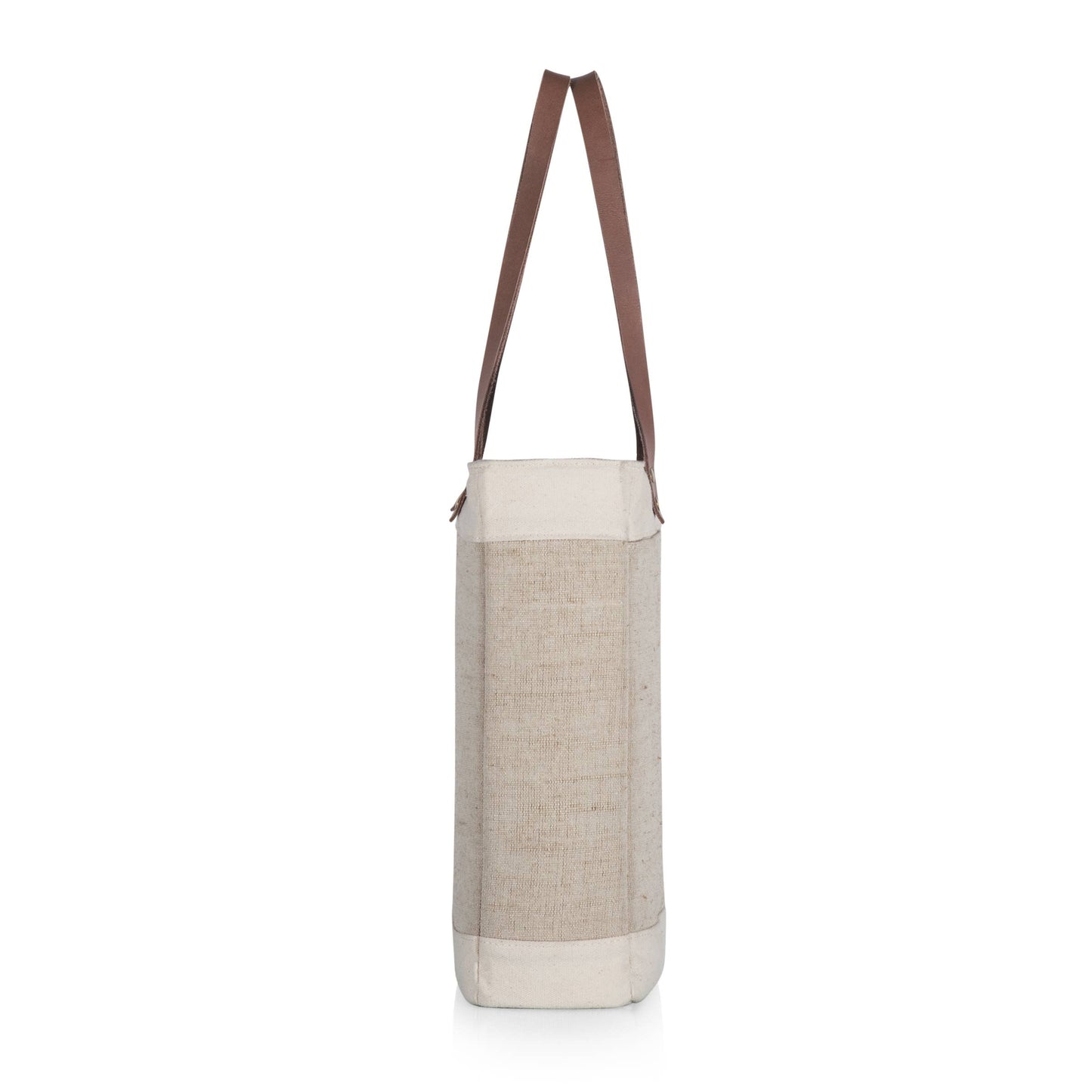 Picnic Time Family of Brands - Pinot Jute 3 Bottle Insulated Wine Bag