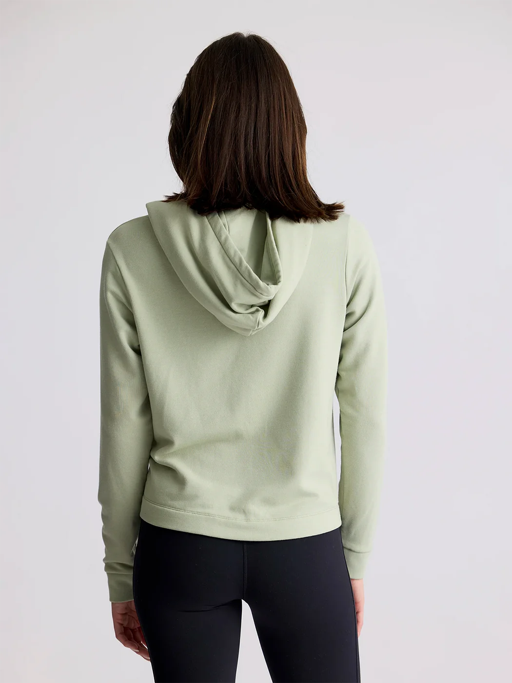 Women's Bamboo Lightweight Fleece Cropped Hoodie