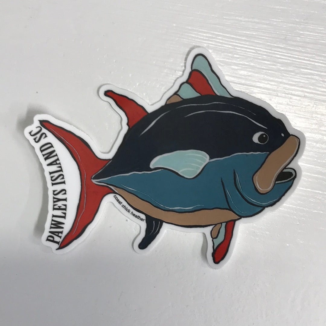 Coastal Chick Vinyl Stickers Tuna Stickers
