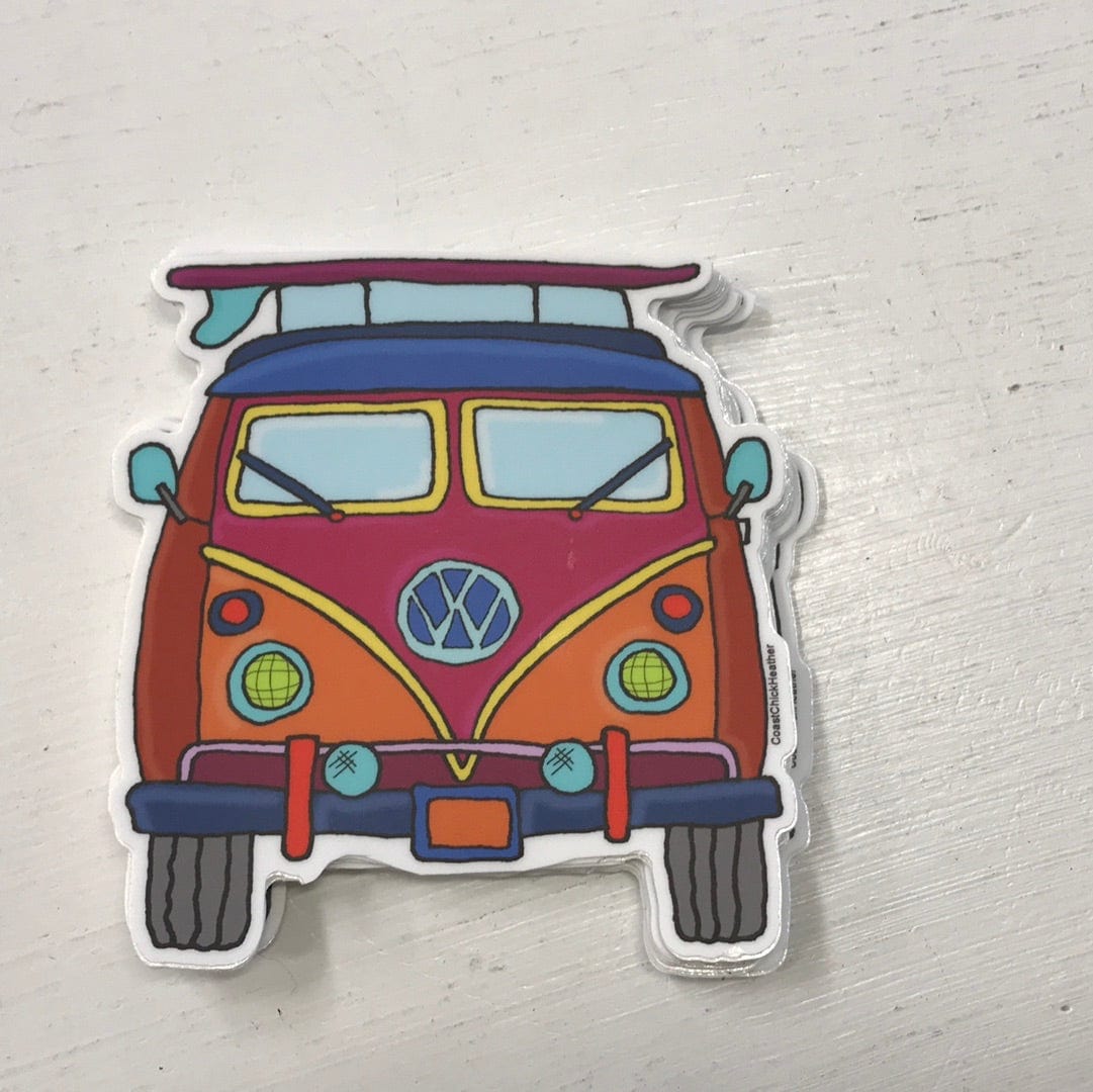 Coastal Chick Vinyl Stickers VW Stickers
