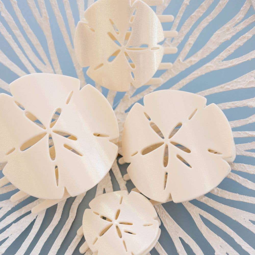 Teleties Sand Dollar Flat Shape Hair Clip