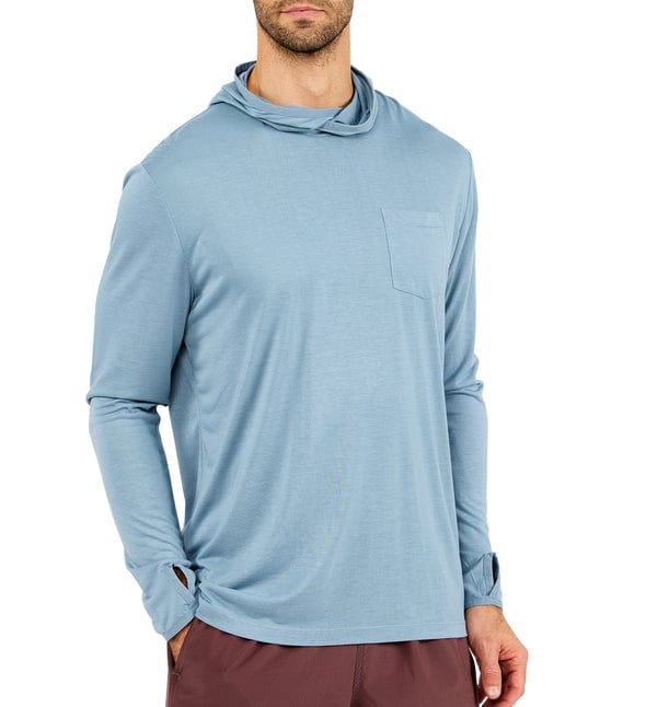 Free Fly Apparel Hoody Blue Fog / S Men's Bamboo Lightweight Hoody