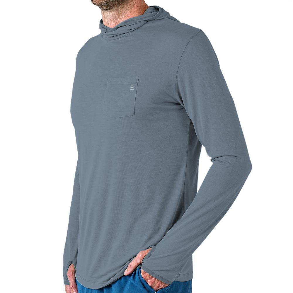Free Fly Apparel Hoody Blue Steel / S Men's Bamboo Lightweight Hoody