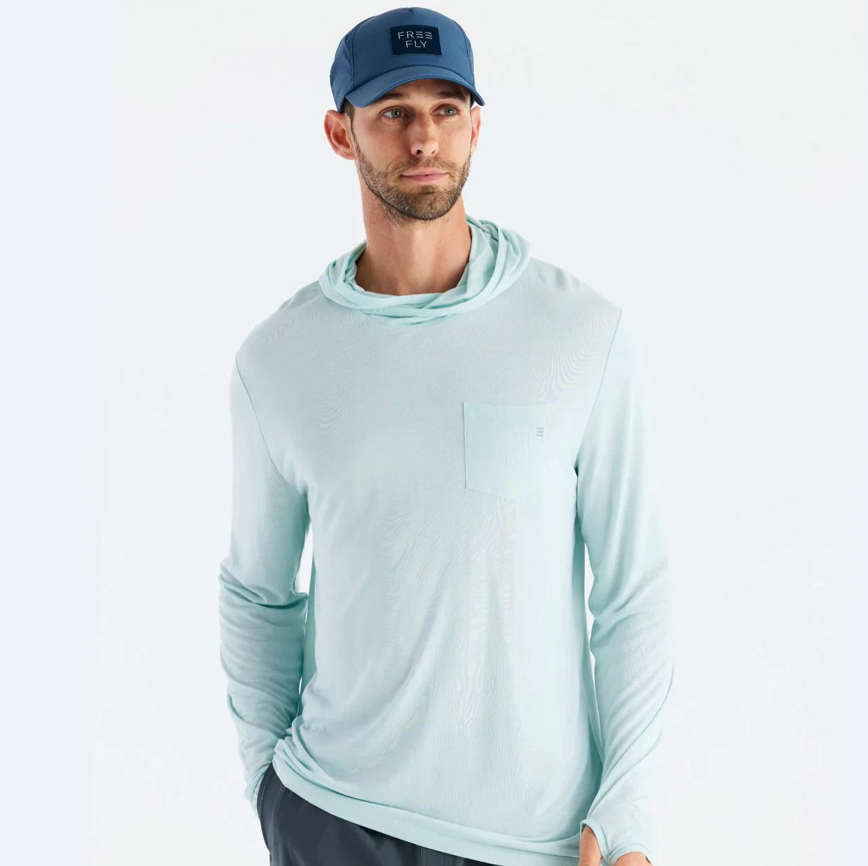 Free Fly Apparel Hoody Glacier / S Men's Bamboo Lightweight Hoody