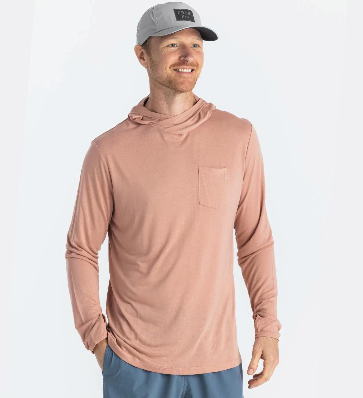 Free Fly Apparel Hoody Orange Dusk / S Men's Bamboo Lightweight Hoody