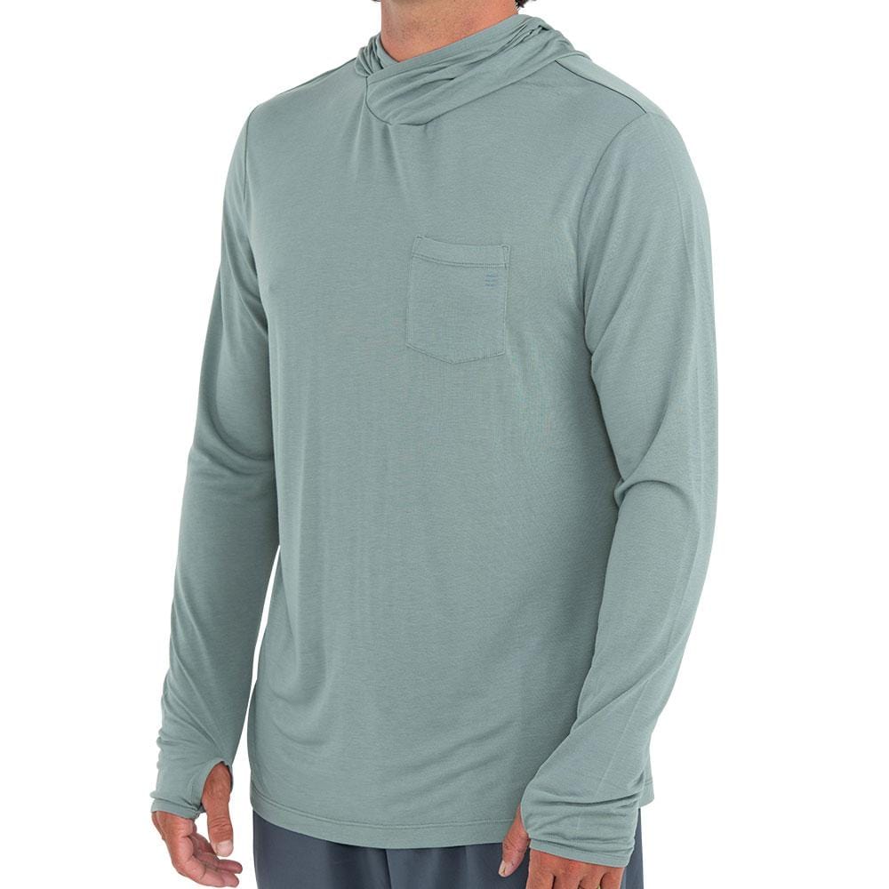 Free Fly Apparel Hoody Sabal Green / S Men's Bamboo Lightweight Hoody