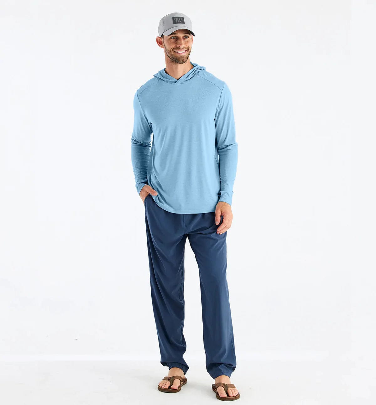 Free Fly Apparel Hoody Heather Gulf / S Men's Bamboo Shade Hoody