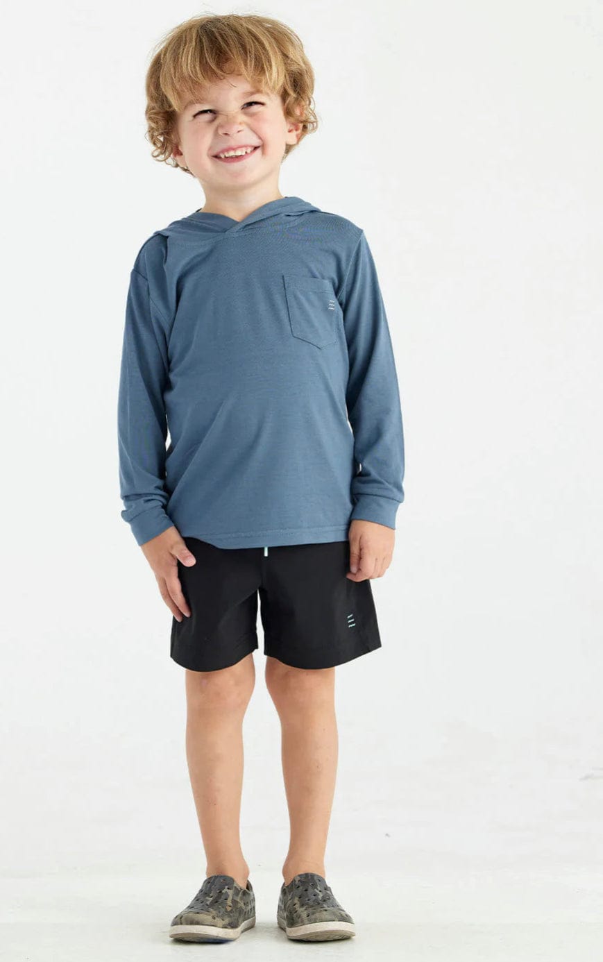 Free Fly Apparel Hoody Slate Blue / 2T Toddler Bamboo Shade Hoody