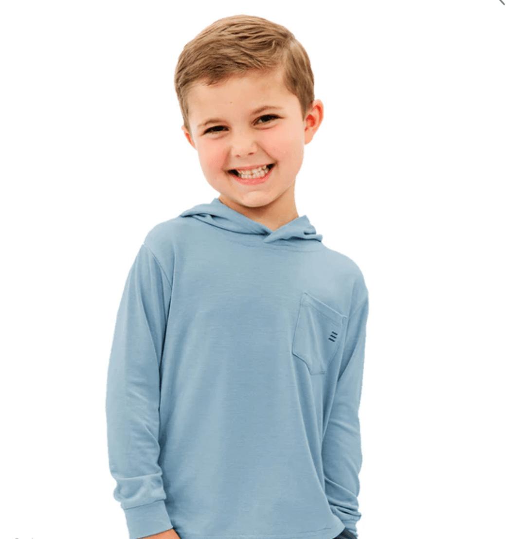 Free Fly Apparel Hoody Stormy Sea / 2T Toddler Bamboo Shade Hoody