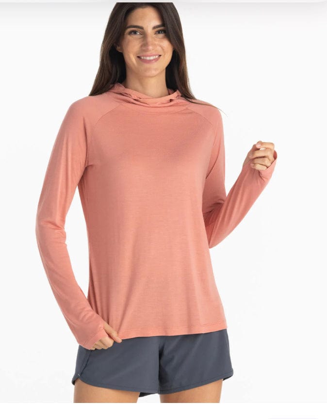 Free Fly Apparel Hoody Bright Clay / XS Women's Bamboo Lightweight Hoody II