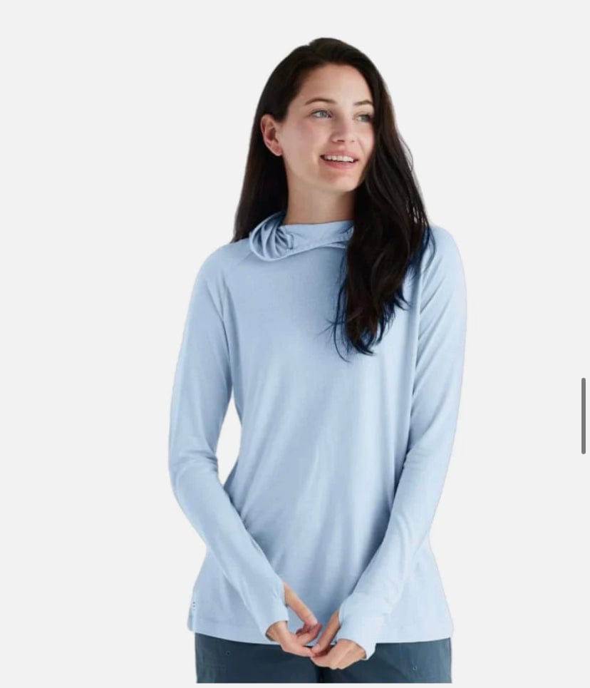 Free Fly Apparel Hoody Clear Sky / XS Women's Bamboo Lightweight Hoody II