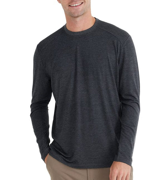 Free Fly Apparel Long Sleeve S / Heather Black Men's Bamboo Shade Long Sleeve