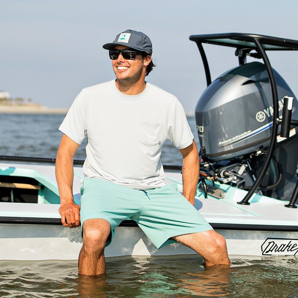 Free Fly Apparel T Shirts Men's Bamboo Flex Pocket Tee
