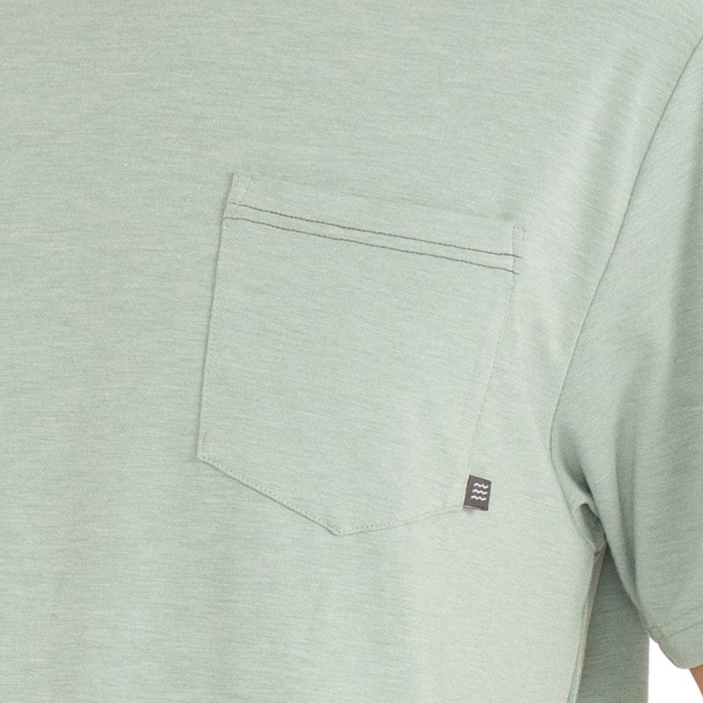 Free Fly Apparel T Shirts Men's Bamboo Flex Pocket Tee