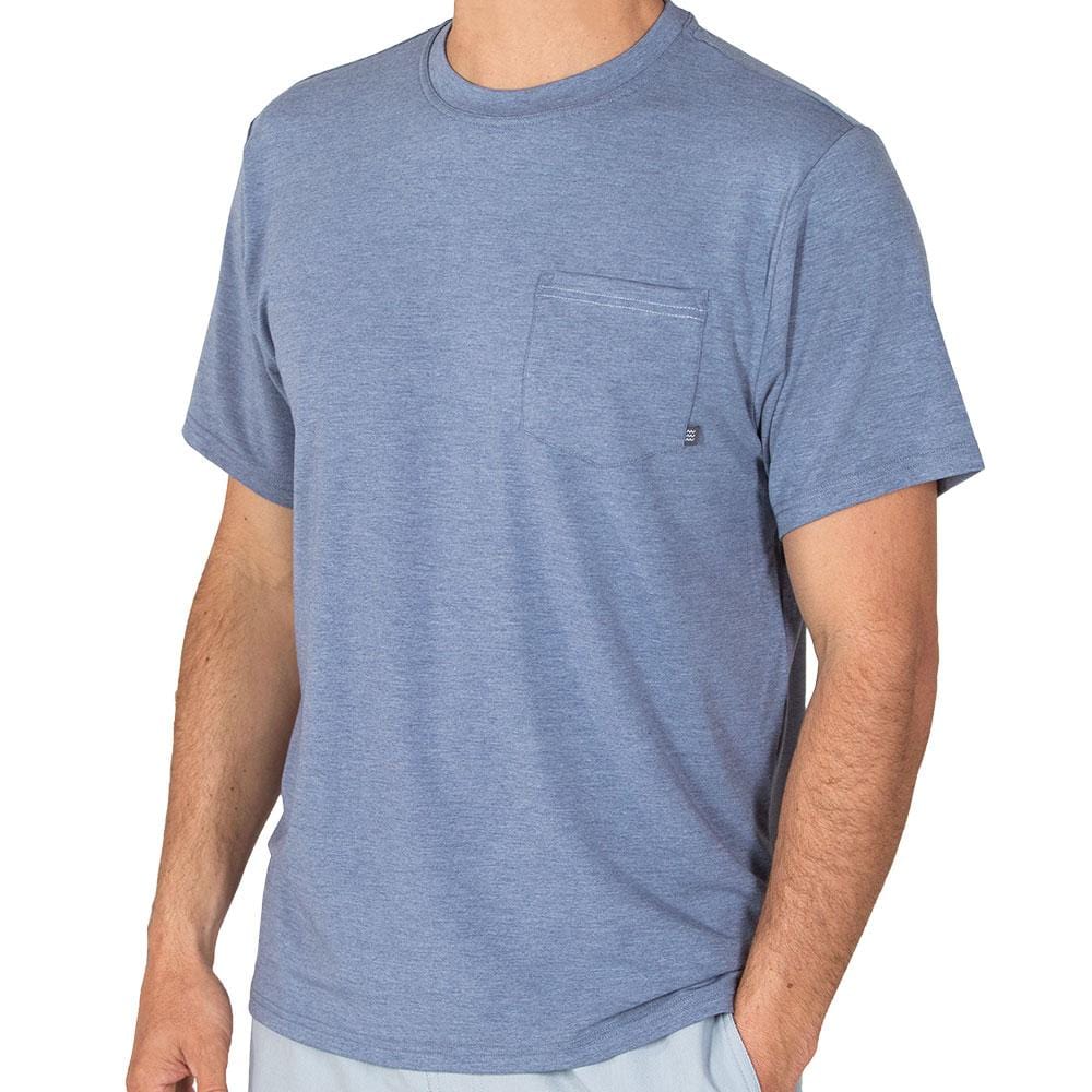 Free Fly Apparel T Shirts Men's Bamboo Flex Pocket Tee