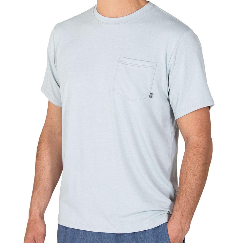 Free Fly Apparel T Shirts Men's Bamboo Flex Pocket Tee