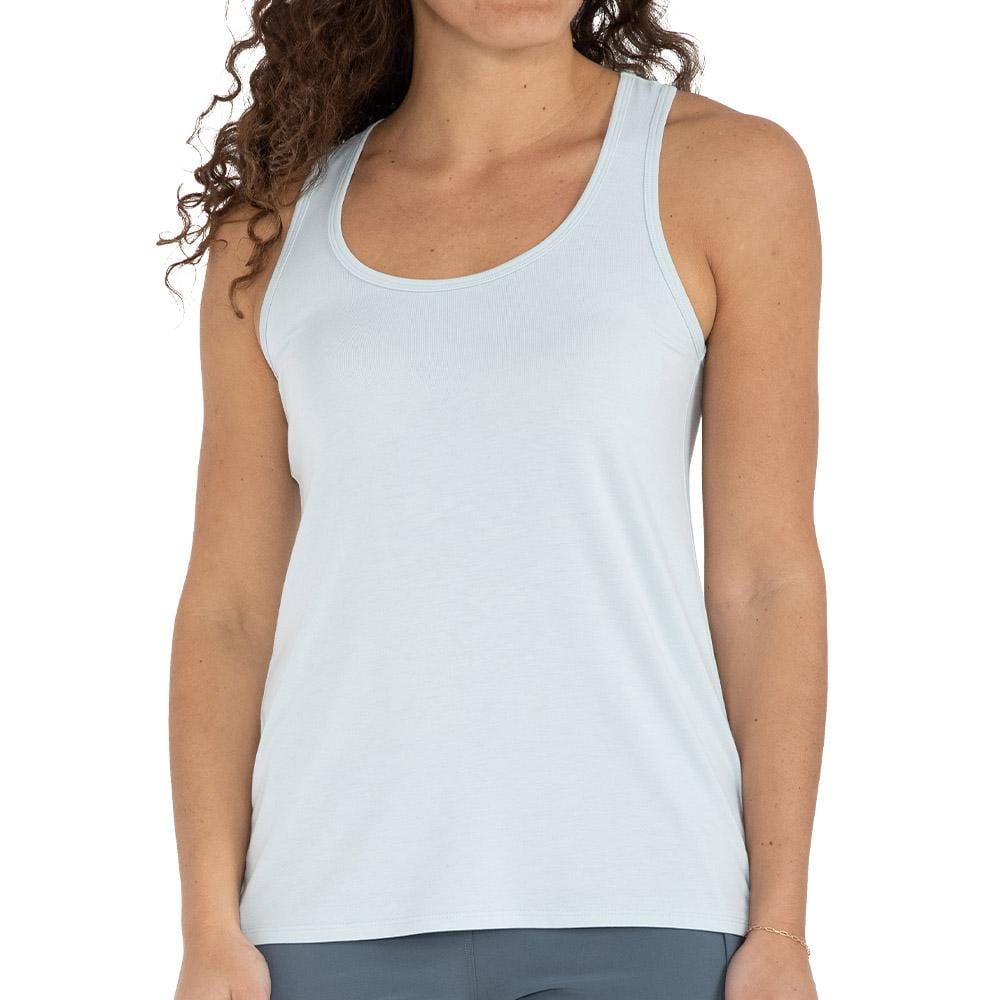 Free Fly Apparel Tank Tops Tide Pool / XS Women's Bamboo Motion Racerback Tank