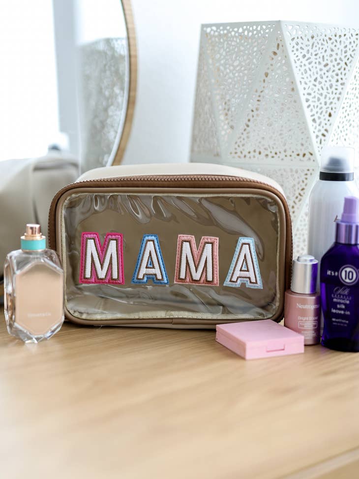 Jadelynn Brooke Bags MAMA Oversized Cosmetic Bag