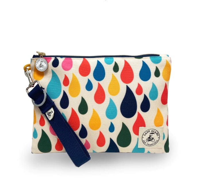 Lady Alamo Rainbow drop Miss Zip Wristlet
