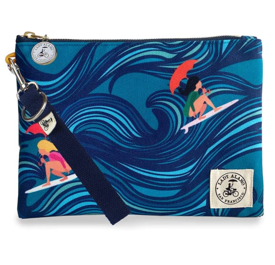 Lady Alamo Surfer girl Miss Zip Wristlet