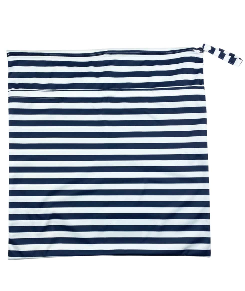 Luv Bug Co Bags Navy Stripe Wet Bag