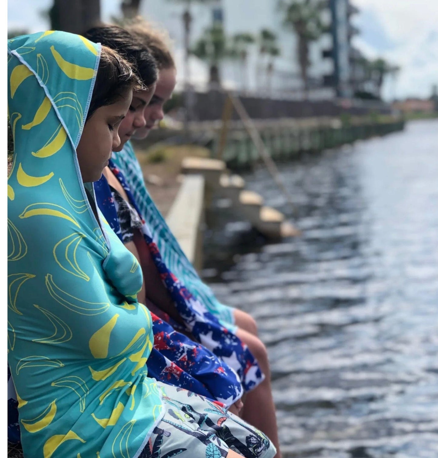 Luv Bug Co Beach Towels UPF 50+ Sunscreen Hooded Towels