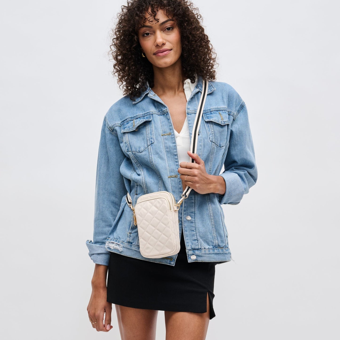Divide and Conquer Quilted Crossbody