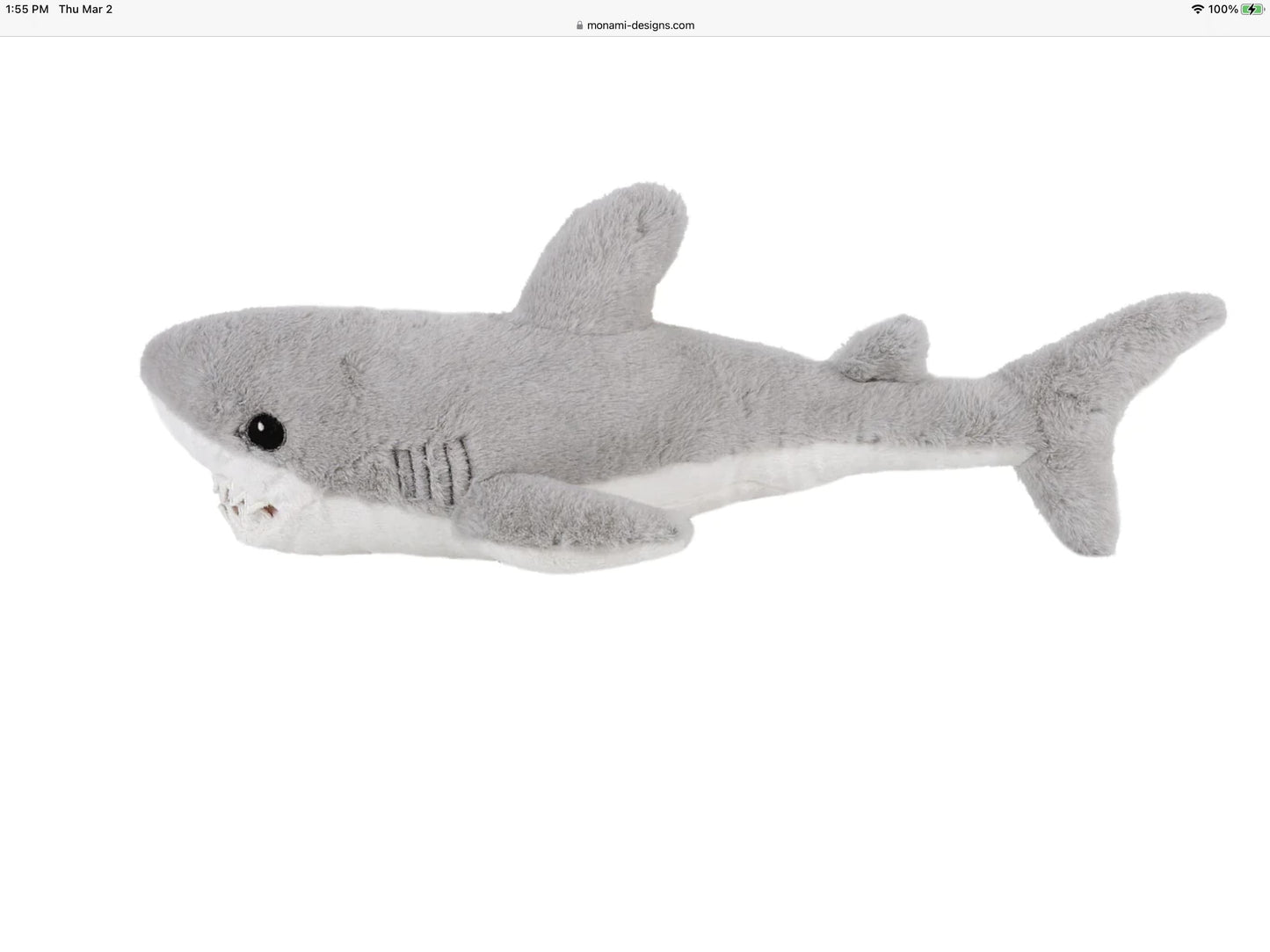 Mon Ami Toys Claude Shark Mon Ami Plush Toy