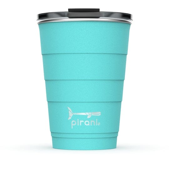 Pirani Drinkware Teal Pirani 16oz. Stainless Steel Insulated Tumbler