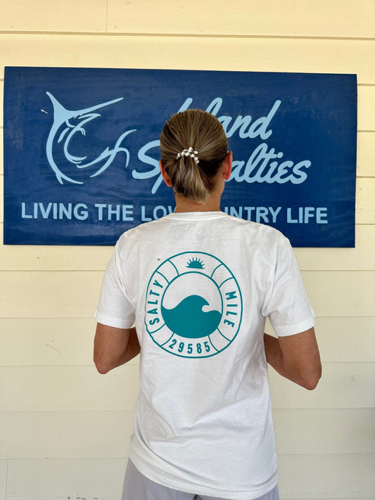 Salty Mile T Shirts White / S Salty Mile T Shirt
