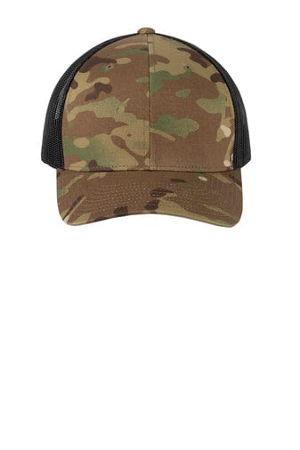 San Mar Hats Multicam ST Yupoong Retro Trucker Cap