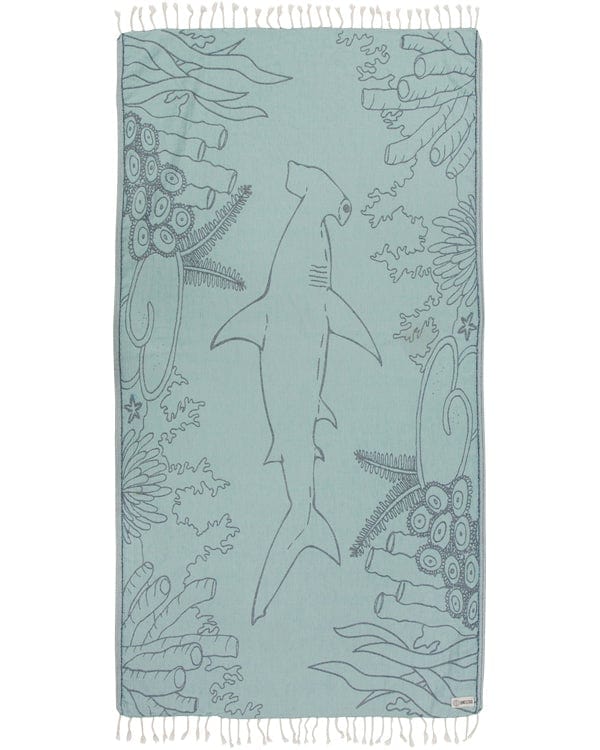 Sand Cloud Beach Towels Sage Hammerhead Reef Sand Cloud Towel Regular
