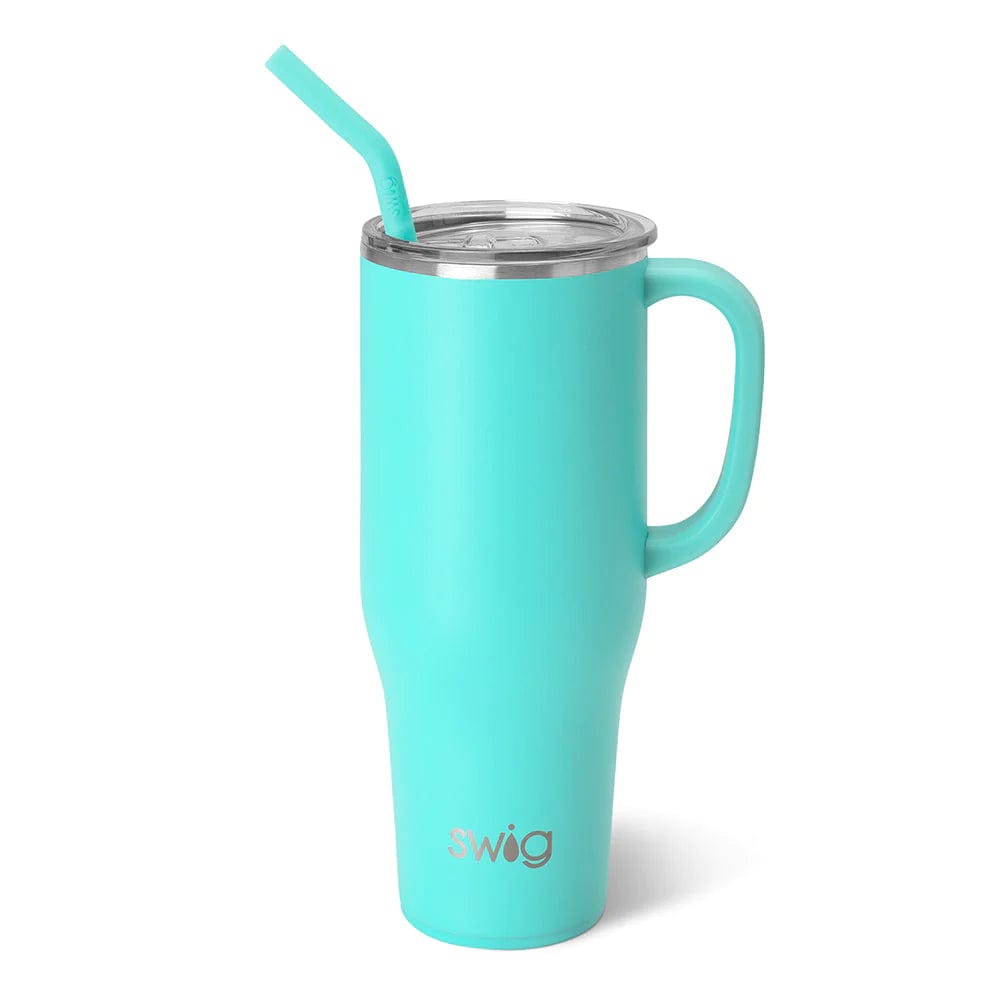 Swig Drinkware Aqua Swig Mega Mug 40oz