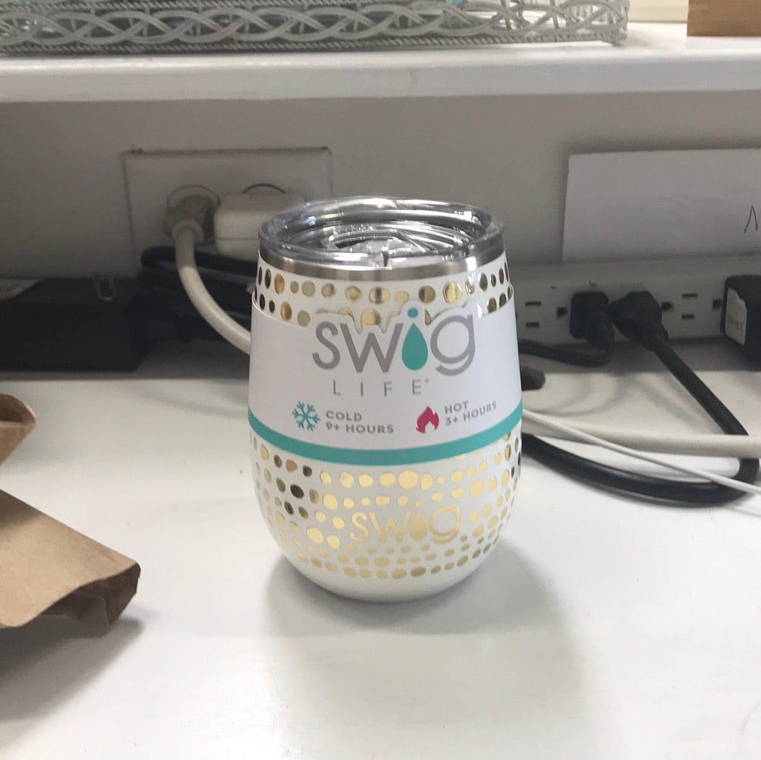 Swig Drinkware Glamazon Gold Swig Stemless Wine Cup (14oz)