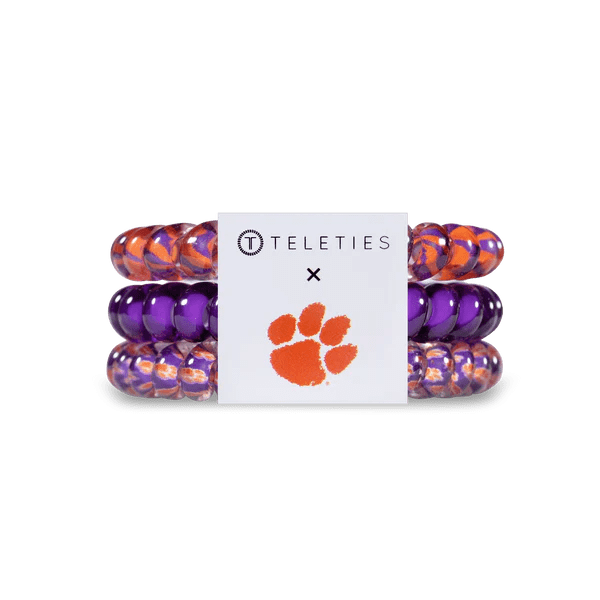 Teleties Hair Accessories Clemson Teleties Large