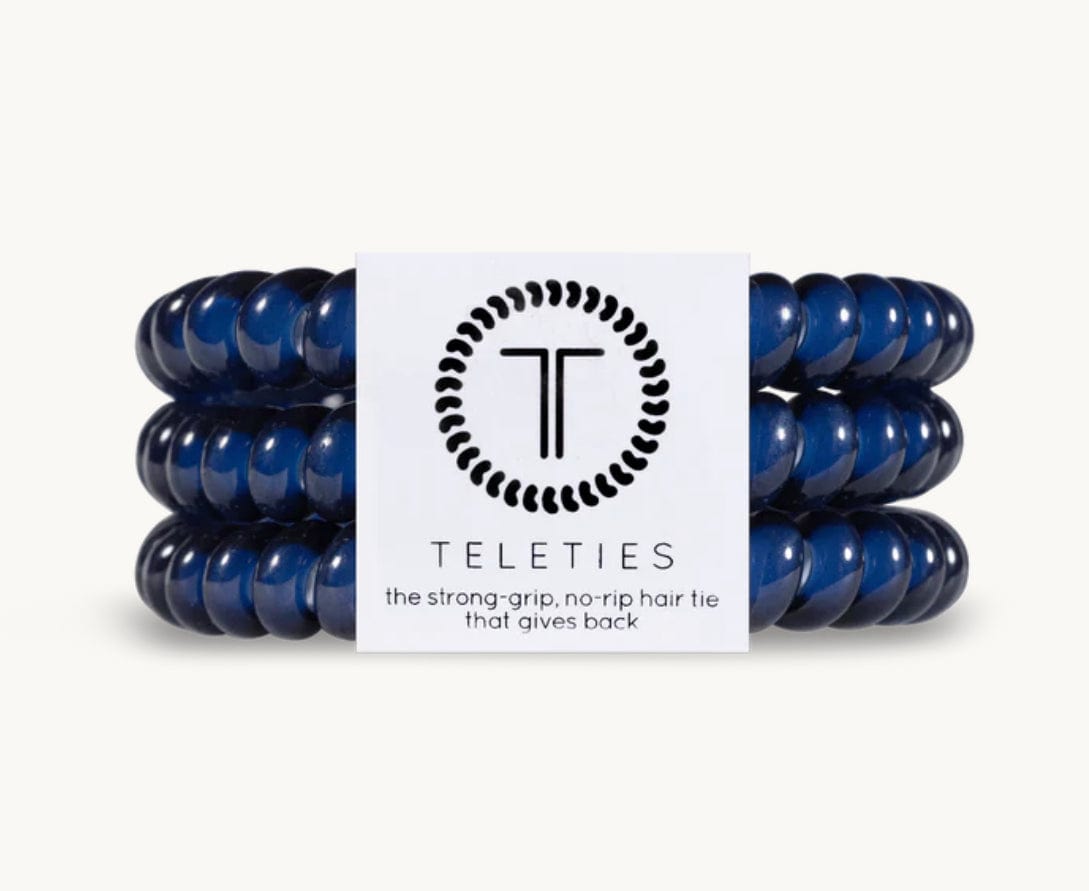 Teleties Hair Accessories Nantucket Navy Teleties Large