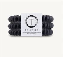 Teleties Hair Accessories Matte Black Teleties Small